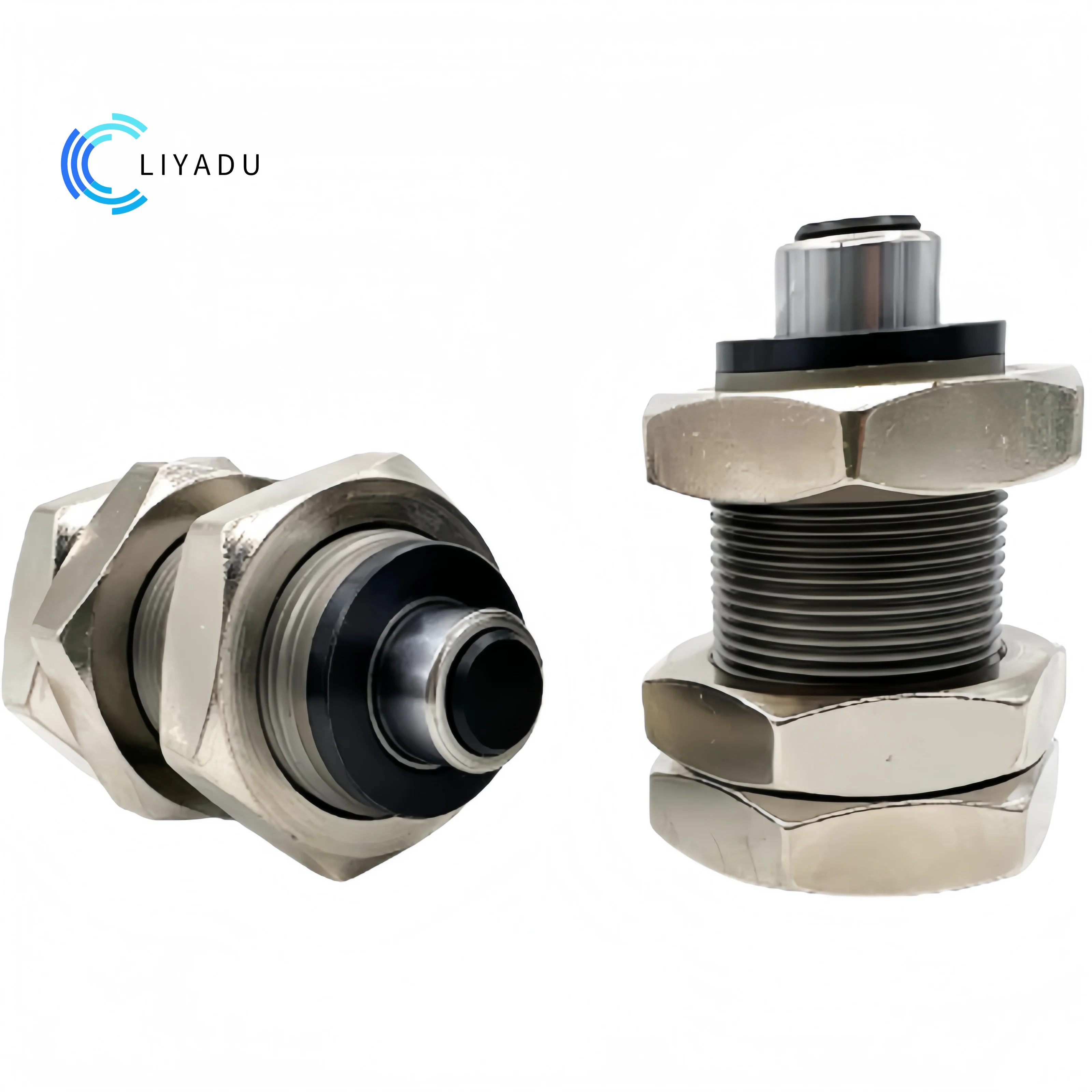 Peredam Kejut Hidrolik Pendek RBQC RBQ1604 2007 2508 3009 3213 Penyangga Silinder Pneumatik untuk Otomasi Industri Mesin