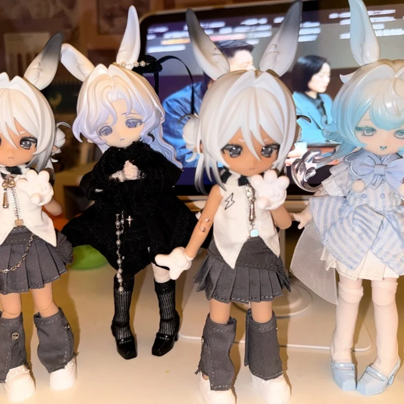В наличии Come4free 1/12 Бонни Банни Метеорологическая серия звездных языков Bjd Слепая коробка ПВХ Настольный орнамент Модель кролика Подарки