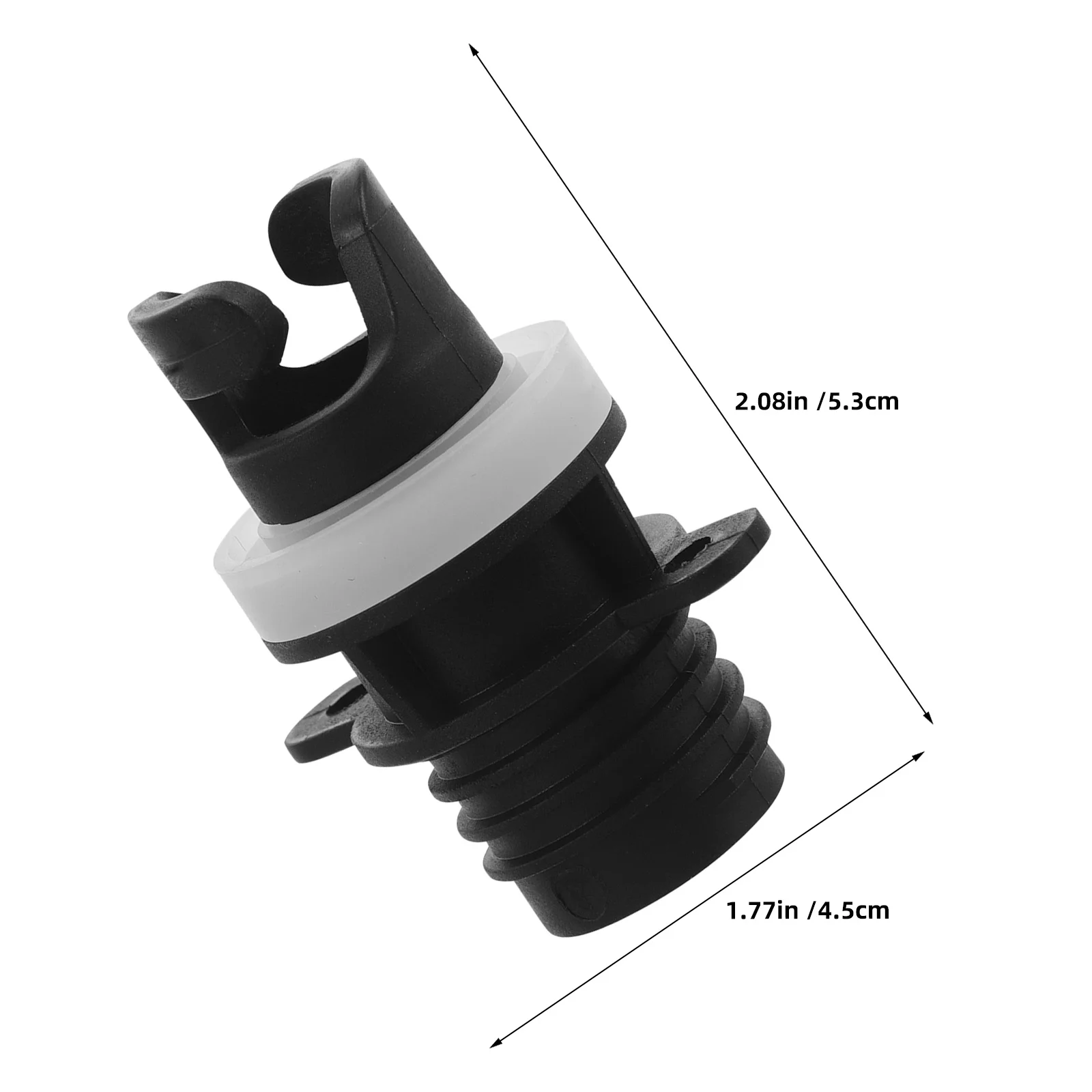 5 قطعة قارب قابل للنفخ صمام الهواء محول عالية التوافق مانعة للتسرب مضخة موصل لقوارب الكاياك مجداف مجلس سوب والعتاد في الهواء الطلق