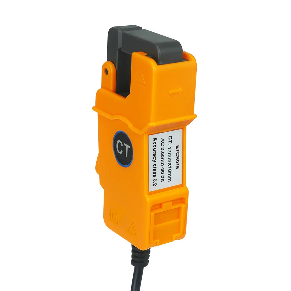 ETCR015 High Accuracy Clamp Leakage Current Sensor Phase Power energy Power Factor Adopts Permalloy Core Non-contact Measurement