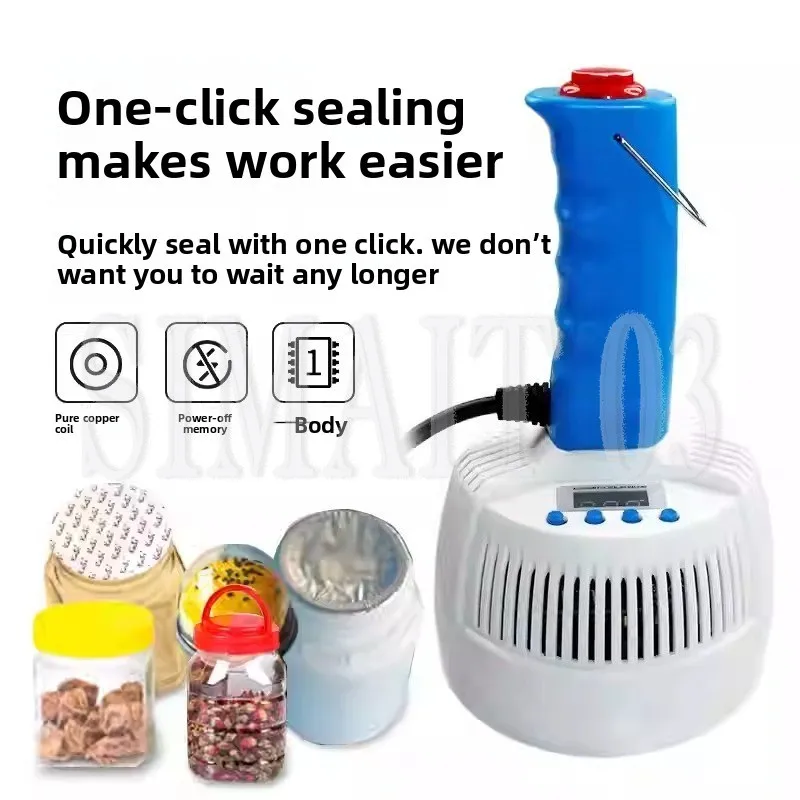 

Microcomputer aluminum foil induction sealing machine-110V/220V electromagnetic bottle cap sealing and packaging machine