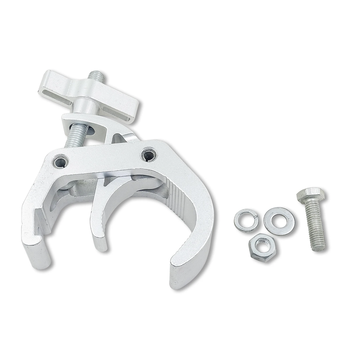 Gancio per luci da palco in alluminio nero Ganci per fascio par LED Morsetto per appendere club DJ Attrezzatura professionale per DJ da discoteca Gancio per luce a testa mobile