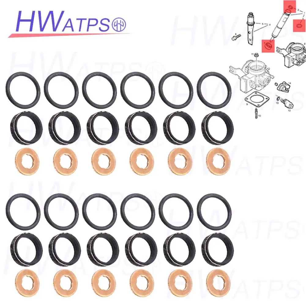2430223003 injector seal repair kit 90502704 821093 4772349 For Opel Astra Frontera Omega Signum Sintra Vectra Zafira Vauxhall