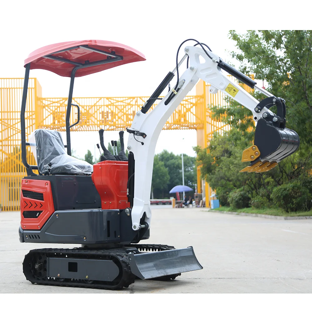 Hydraulic Bagger Clamshell Shovel Small Dig Machine Compact Crawler Thumb Pelle Digger Mini Home Excavator