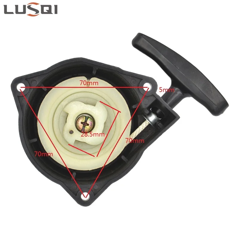 LUSQI Factory Outlet Recoil Pull Starter Lawn Mower For TU23/TU26/TU33/TL26/TL23 Gasoline Brush Cutter Start Replacements