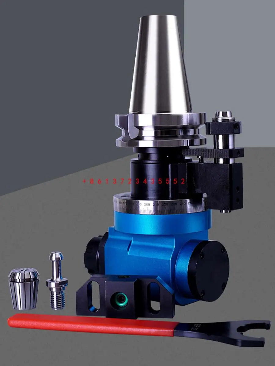 CNC automatic angle head 90 degrees BT50 side milling head Machining center side milling angle head right angle transverse