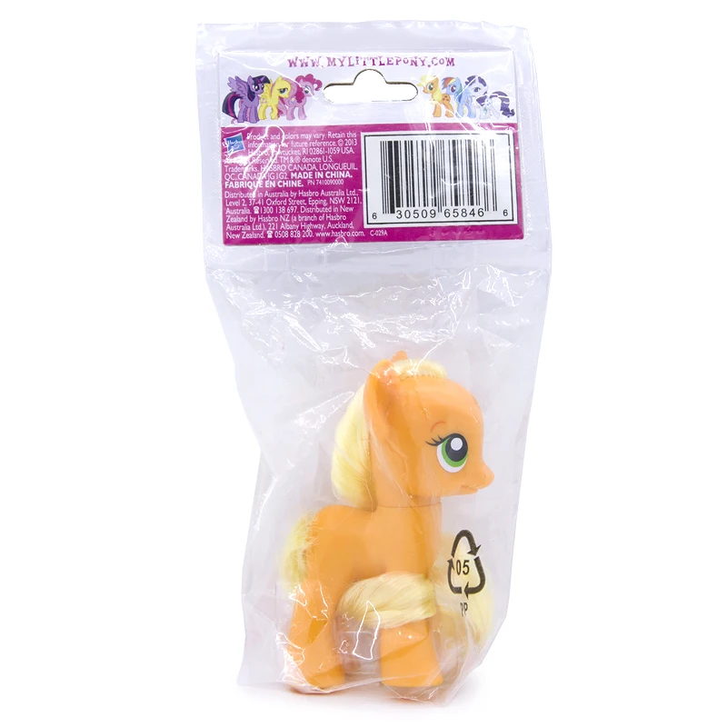 هاسبرو بلدي ليتل المهر الشفق البريق قوس قزح داش أبل جاك نادر عمل أرقام 8 سنتيمتر المهر نموذج اللعب زينة الاطفال الهدايا