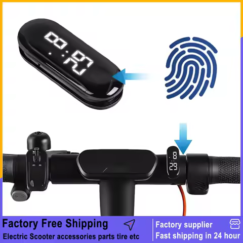 For Xiaomi M365/Ninebot E2 PRO/F2 PLUS/G2/G30/G3/G65/Kukirin G2 Universal Mini Digital Clock Touch-Sensitive Display Dashboard