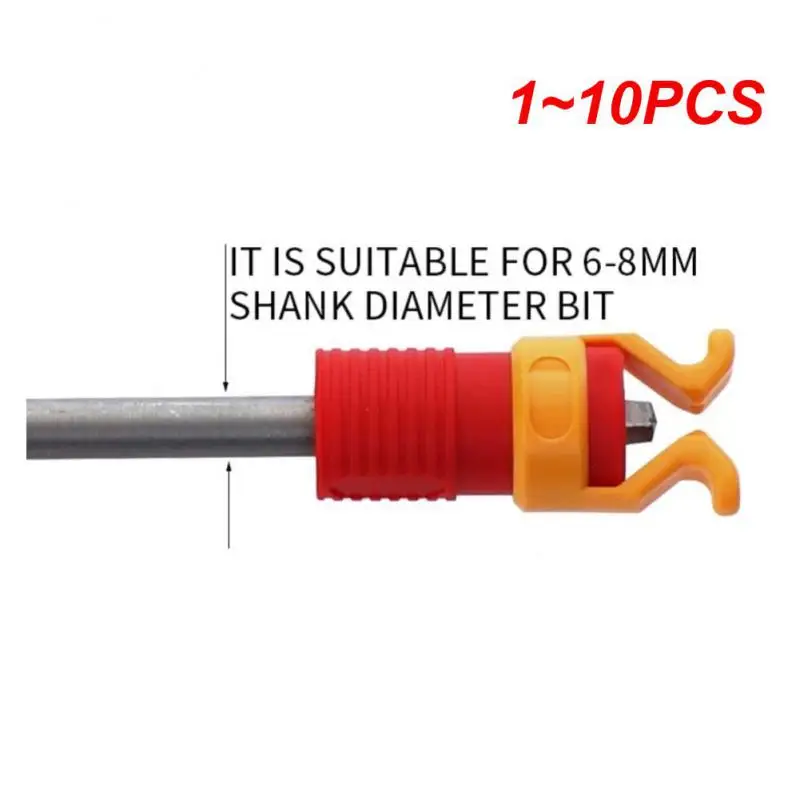 1~10PCS Generic Plastic Screw Holder Clamper Fixing Set Screw Screw Holder Bit Fixing Sleeve Woodworking Tools Universal