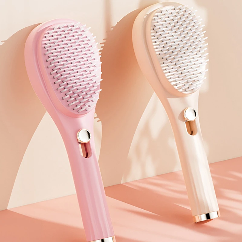 

Magic Retractable Comb Self Cleaning Hair Massage Airbag Comb Anti-static Hair Smoothing Comb Scalp Cleaning Massage Comb