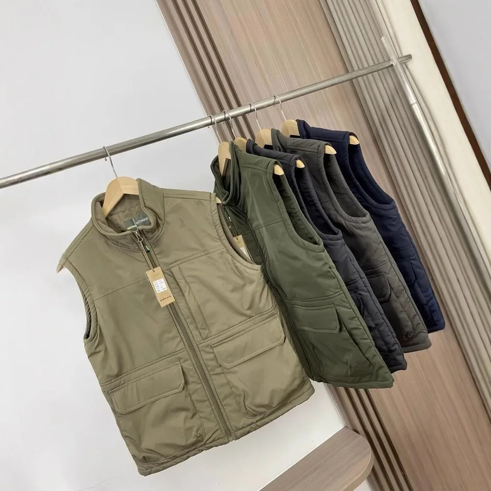 New  Men's Outdoor And Autumn-Winter Cold-Proof, Comfortable Aand Pure-Color Casual Jacke   Thick And warm Fleece Jacket,
