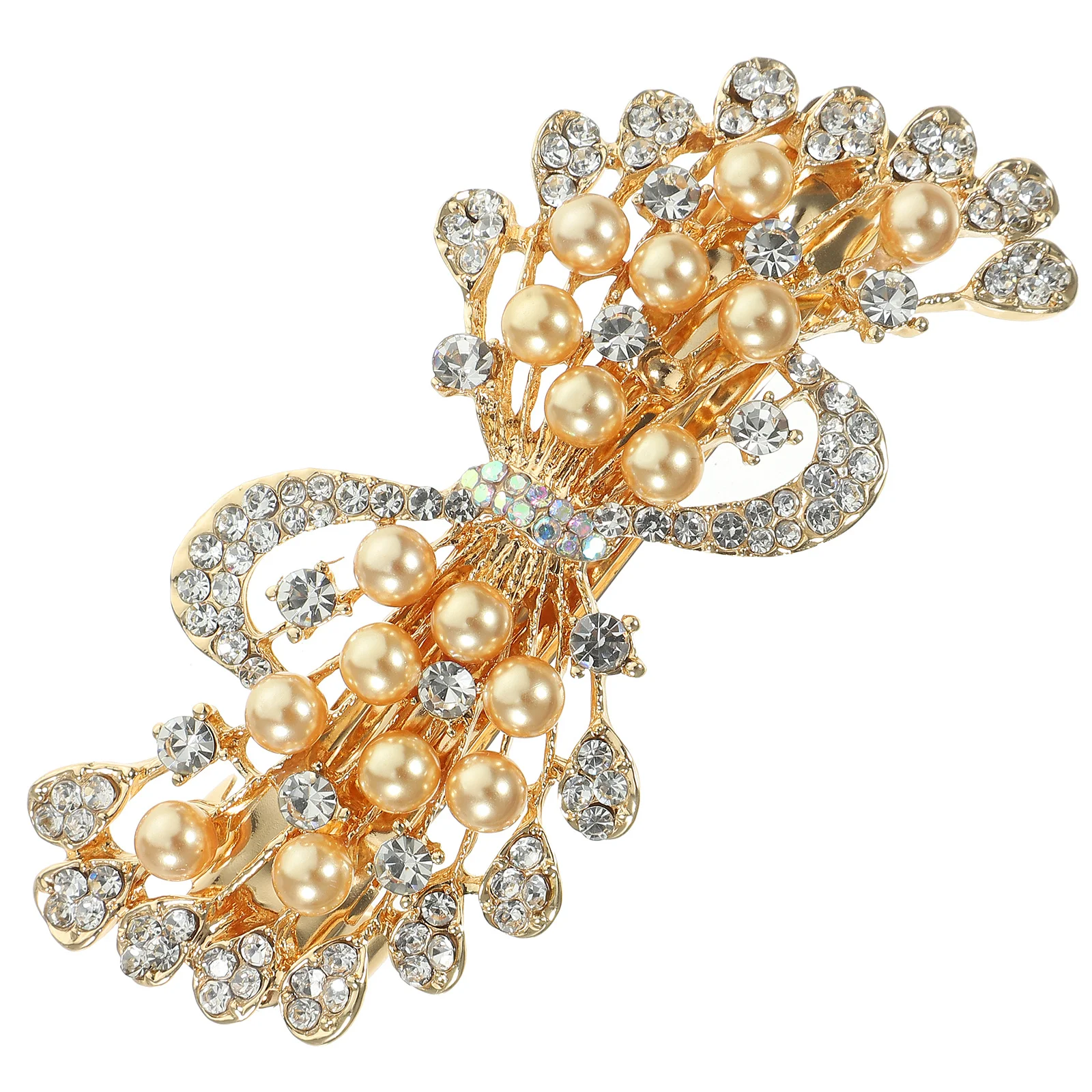 مشبك شعر نسائي لؤلؤي دبوس شعر ربيعي كبير دبوس شعر معدني قوي إكسسوارات شعر أنيقة لحفلات الزفاف وأعياد الميلاد دبابيس شعر نسائية