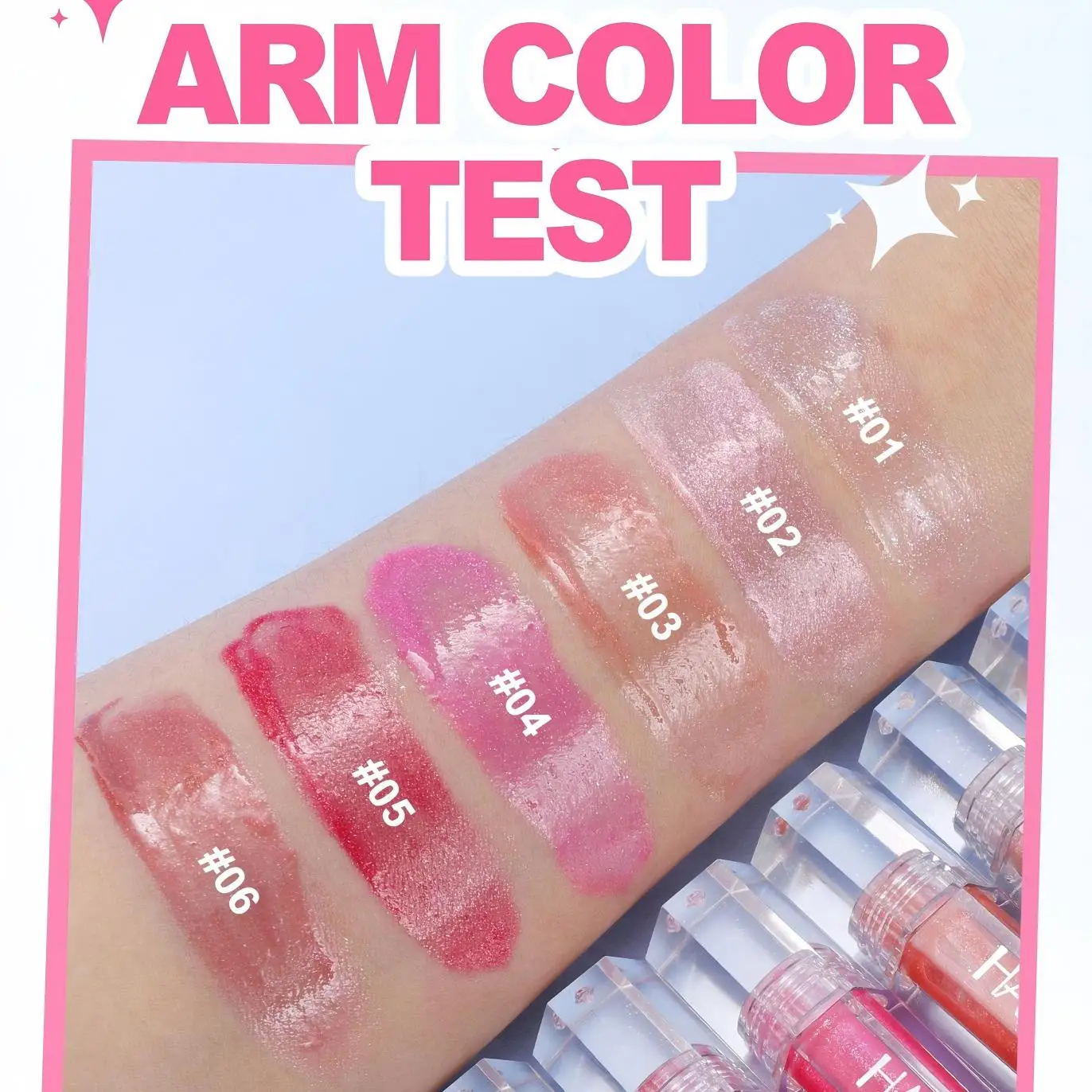 Lucidalabbra luccicante con glitter fini, formula idratante e non appiccicosa, rossetto perlato facile da applicare per labbra scintillanti e succulente