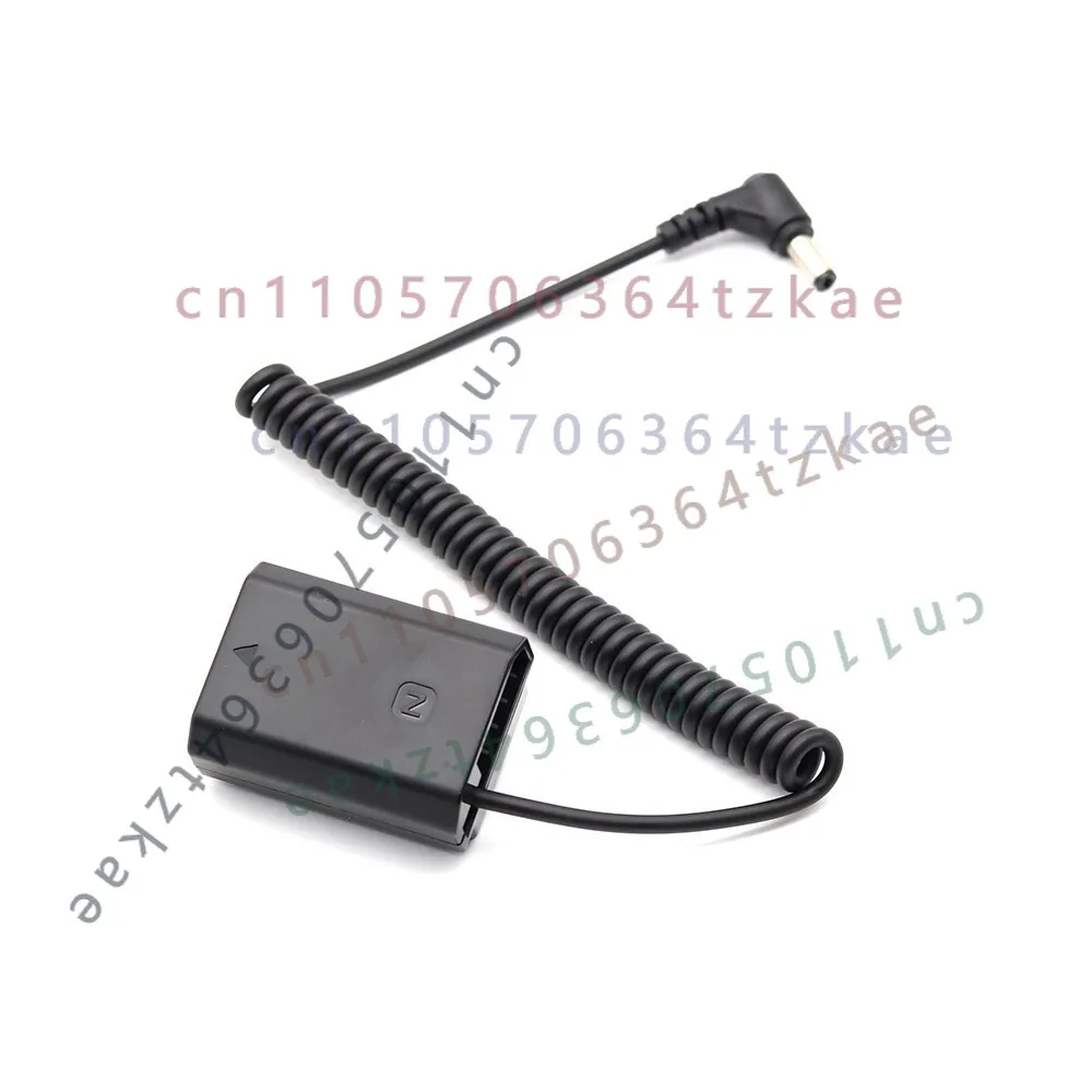 Full Decoded NP-FZ100 Dummy Battery with Spring Cable DC Coupler for Sony A9 A7M3 A7R3 A7S3 Camera Power Supply