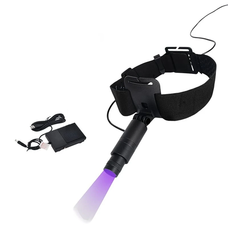 new-spotlight-head-mounted-6w-eyelash-grafting-extension-nail-beauty-with-foot-pedal-ultraviolet-uv-cure-lamp