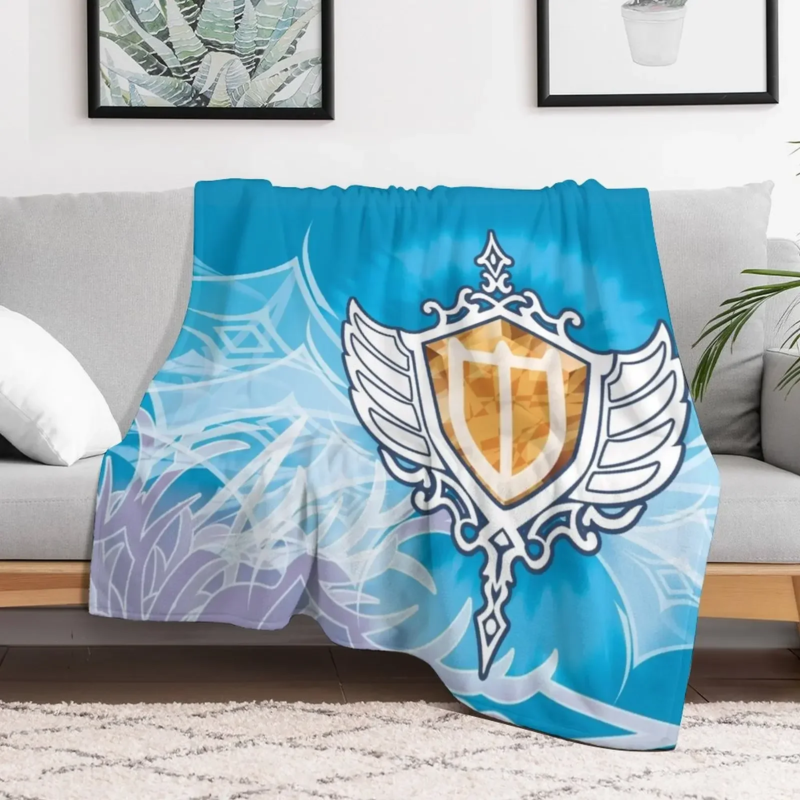 

FFXIV Paladin Job Mat Throw Blanket Thermal valentine gift ideas Blankets