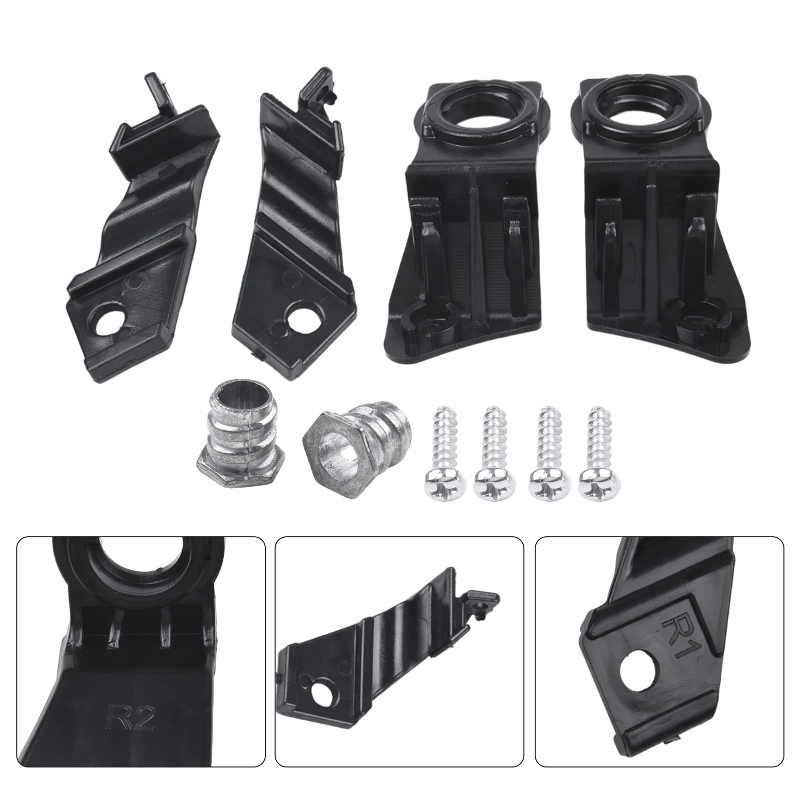 4pcs Car HEADLAMP HEADLIGHT BRACKET For GOLF For MK5 2003-2009 1K0998226,1K0998225 R+L SIDE CAR ACCESSORIES