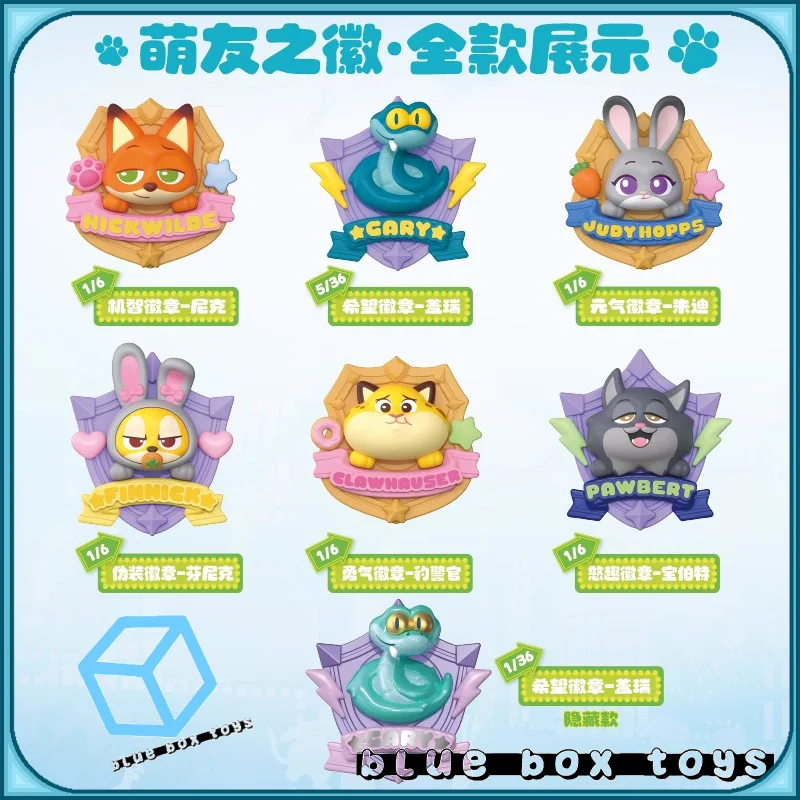 

[Новинка] Blokees Zootopia 2 Mate Series Товар из фильма 3D Значок Гэри Ник Джуди Слепая коробка Симпатичная фигурка Коллекционные игрушки Подарки