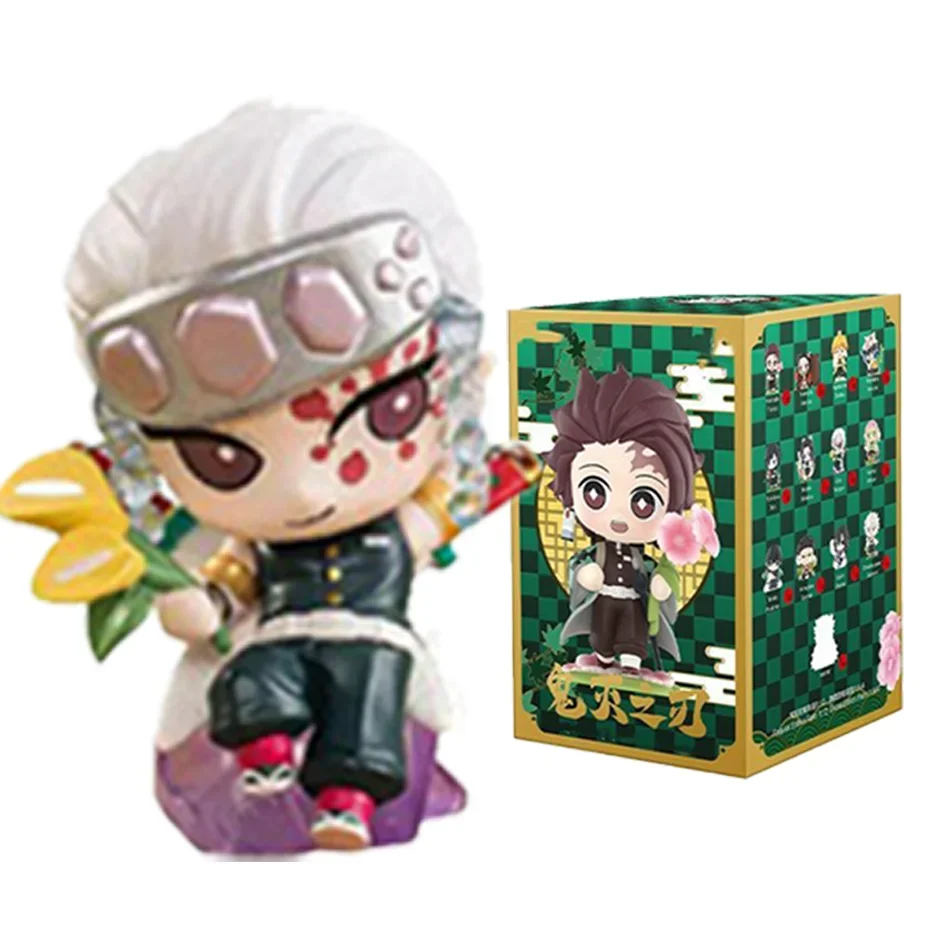 Anime Demon Slayer Blindbox, Cartoon-Figur von Tanjiro Kamado Nezuko, PVC-Modell, Dekoration, Weihnachtsgeschenk – Detail 11