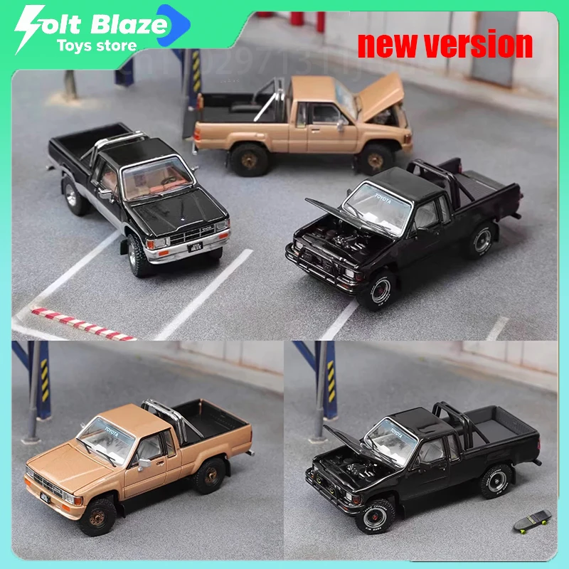 

GCD 1/64 Toyota Hilux SR5 Car Model Kids Toys Simulation Static Display Cars Model Collectible Alloy Car Models Boy Toy Gifts