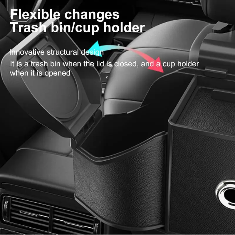 

For All Fit Back Seat Organizer Bag For Car PU Leather Storage Bag Waterproof Car Organizer Multipurpose Multi-Pocket Car