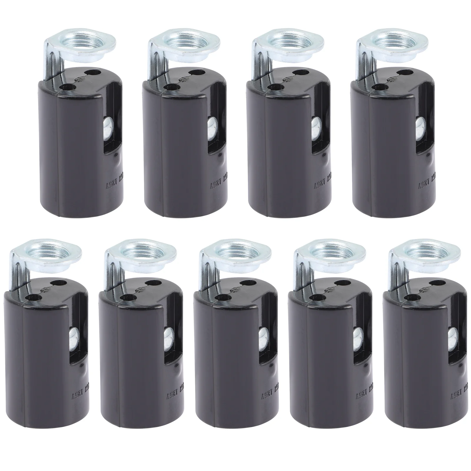 9 Pcs E14 Lamp Holder Bracket Light Base Socket Candelabra Pendant Lights Chandelier Iron