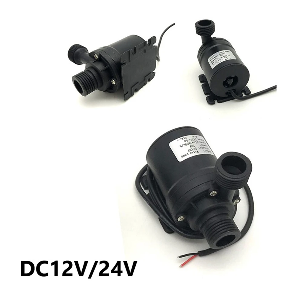 12V 24V Brushless Submersible Water 800L/H For Fountain Pool Solar Circulation System Aquarium Fish Tank