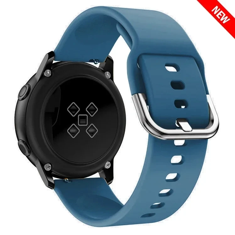 삼성 갤럭시 시계 7/FE/6/5/pro/4 클래식 43-47mm/액티브 2 실리콘 20mm 22mm 팔찌 화웨이 Gt 4-3-2-2e 밴드용 스포츠 스트랩