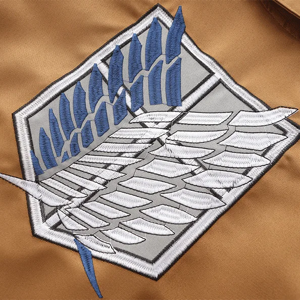 Ermittlungskorps-Team-Uniform Anime Attack on Titan Mantel Umhang Cosplay Shingeki no Kyojin Mikasa Jacke Schal Anzüge – Detail 7