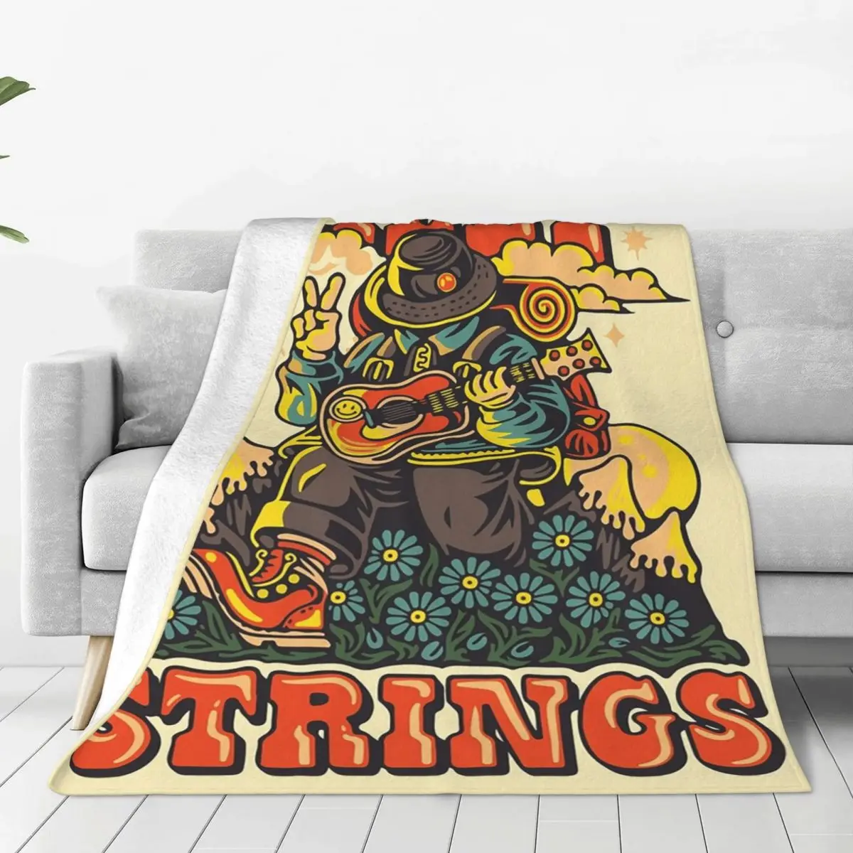 Billy Strings FALL WINTER 2021 Blanket Soft Warm Flannel Throw Blanket Bedding for Bed Living room Picnic Travel Home Couch