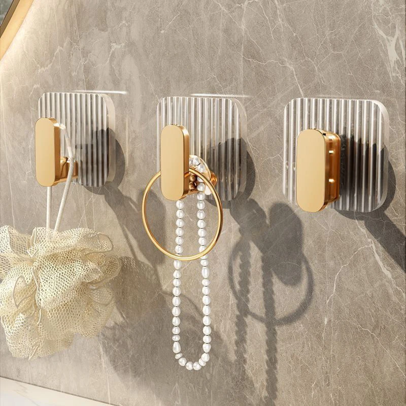 Acrylic Tranparent Multifunction Wall Hook Key Cloth Organizer Hanger Bathroom Robe Towel Rack Kitchen Hardware Hooks