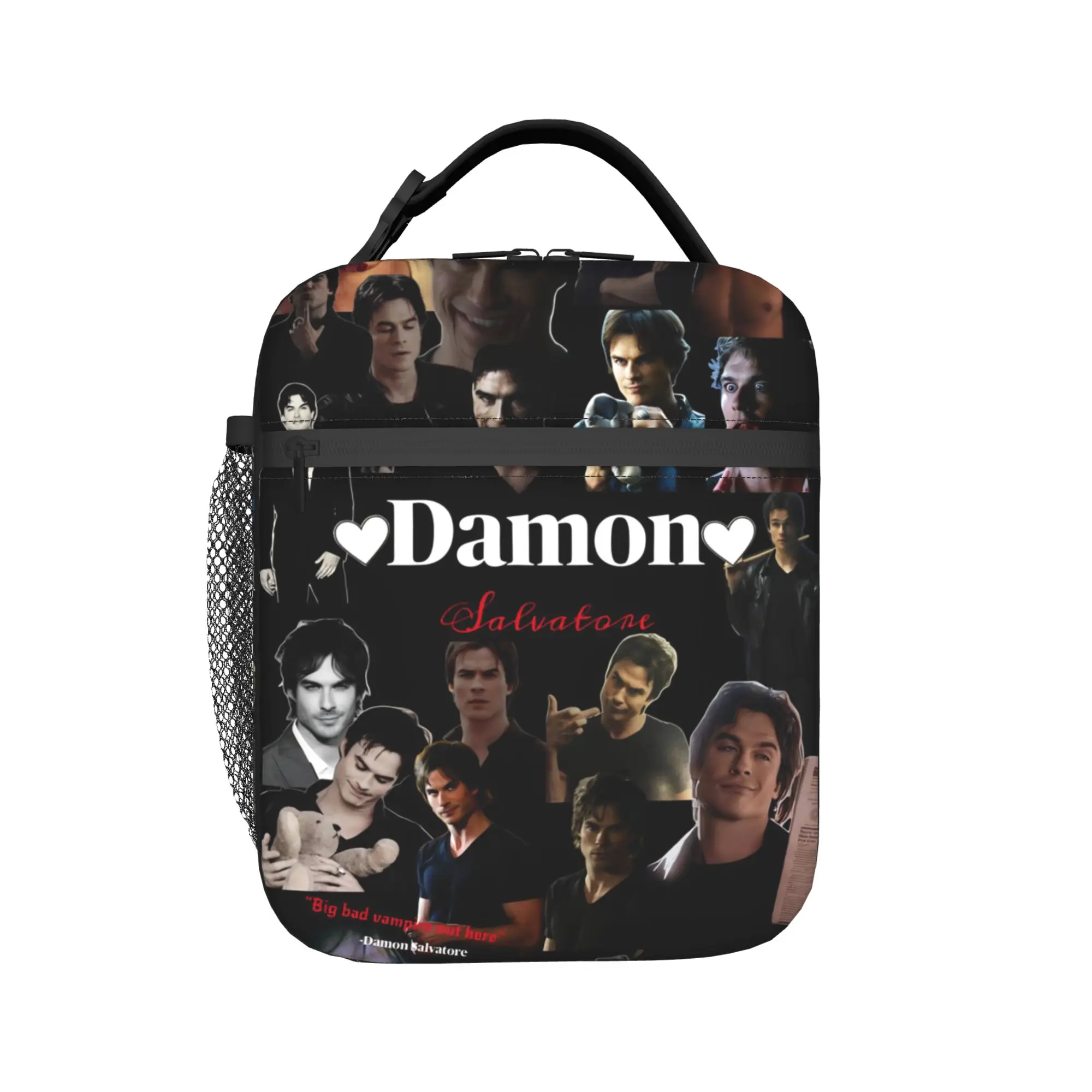 The Vampire Diaries Resuable Movie Lunch Bag Picnic Portable Thermal Lunch Bags For Child  Waterproof Print Cooler Bag