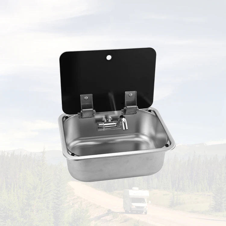 

Best Quality 304 Stainless Steel RV square Sink caravan Sink with Good Promotion