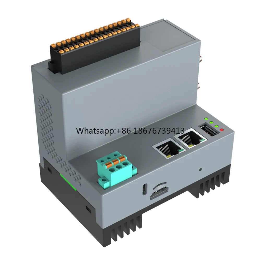 2026 Rugged Fanless PLC Controller, Edge Computing Controller EdgeLogix Industrial Automation RS485 PLC Programming Controller