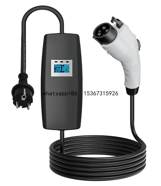 Khons American Standard type1customized TPE cable smart 3.5kw portable ev charger 16a 3.5kw ev charger