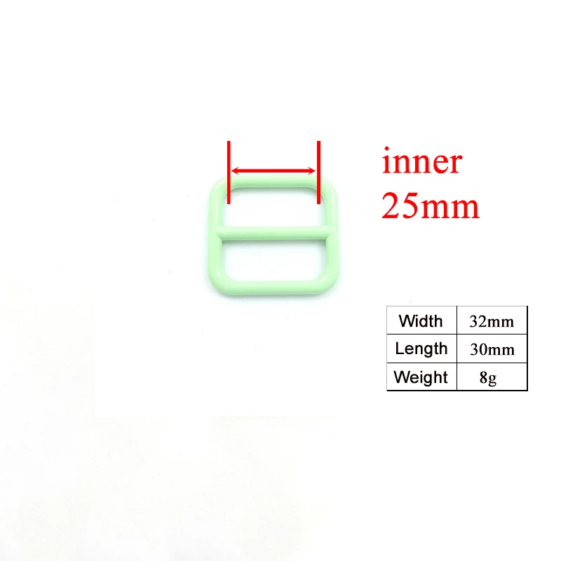 1pc Metal Colourful adjustable buckle hardware for 20mm and 25mm webbing DIY Dog Leash parts top quality 7 colours