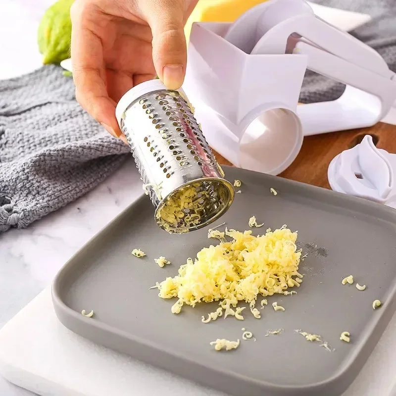 Hand-Cranked Cheese Grater Rotary Multi-functional Cheese Grater Creative Kitchen Cheese Shredder for Kitchen