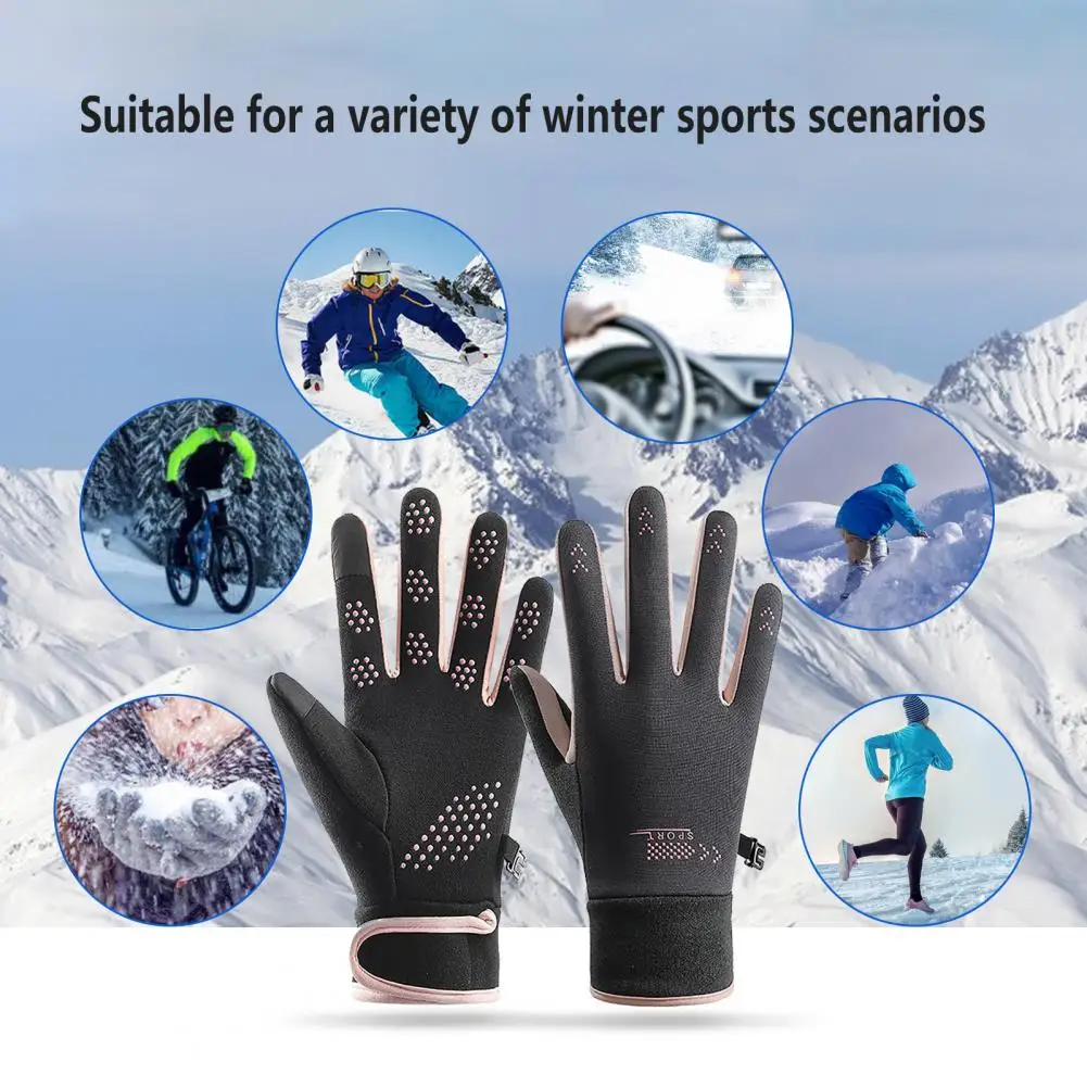 Sports Gloves with Touchscreen Compatibility Snowproof Gloves for Skiing Snowboarding Winter Warm Gloves for Men for Running