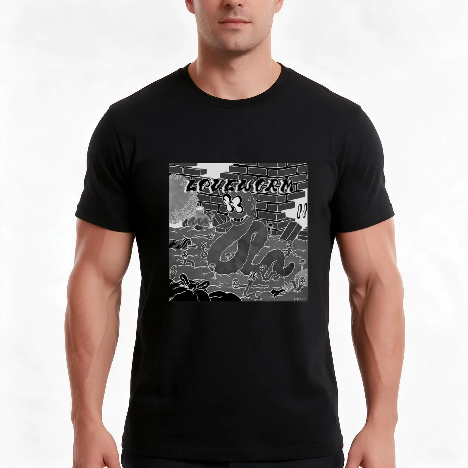 beabadoobee - loveworm (bedroom sessions) T-Shirt Summer Casual Cotton Tee Oversized Streetwear Tops Vintage Graphic Print