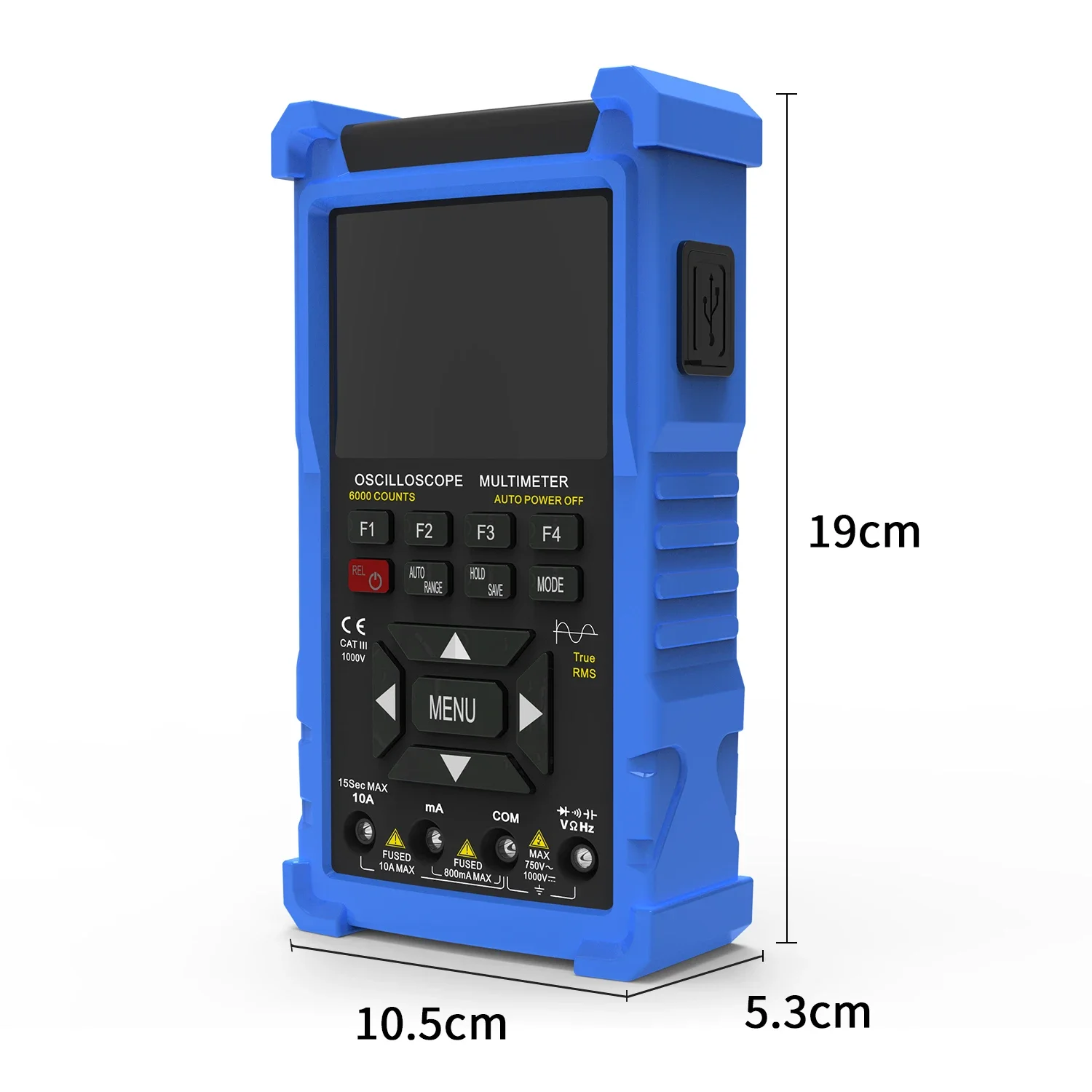 Professional Portable USB Oscilloscope Handheld Real-Time Waveform Analysis and Measurement