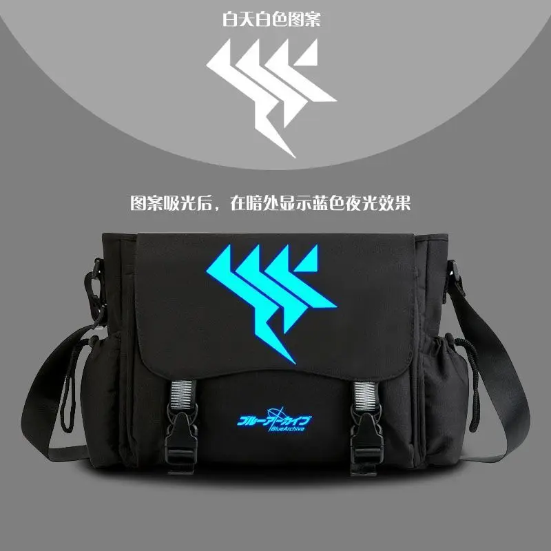 2024 Anime Blue Archive Schale Abydos Messenger Bag Shoulder Bag Student Large Capacity Female Crossbody Bags Gifts Girls