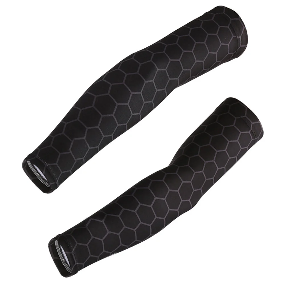 أكمام ذراع للحماية من الأشعة فوق البنفسجية للجنسين، غطاء واقي من الشمس سريع الجفاف لقيادة الدراجات والجري وكرة القدم بأكمام طويلة