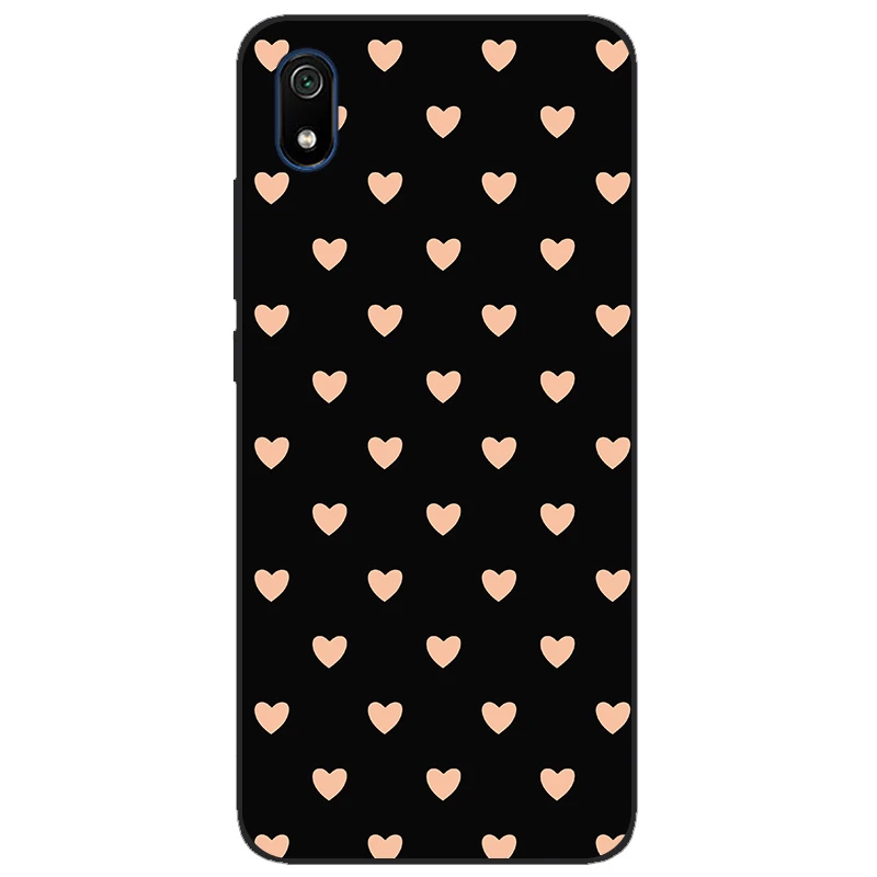 for xiaomi redmi 7a cases full protection soft tpu back cover on redmi 7 a bumper hongmi 7a phone shell soft touch bag coque cat