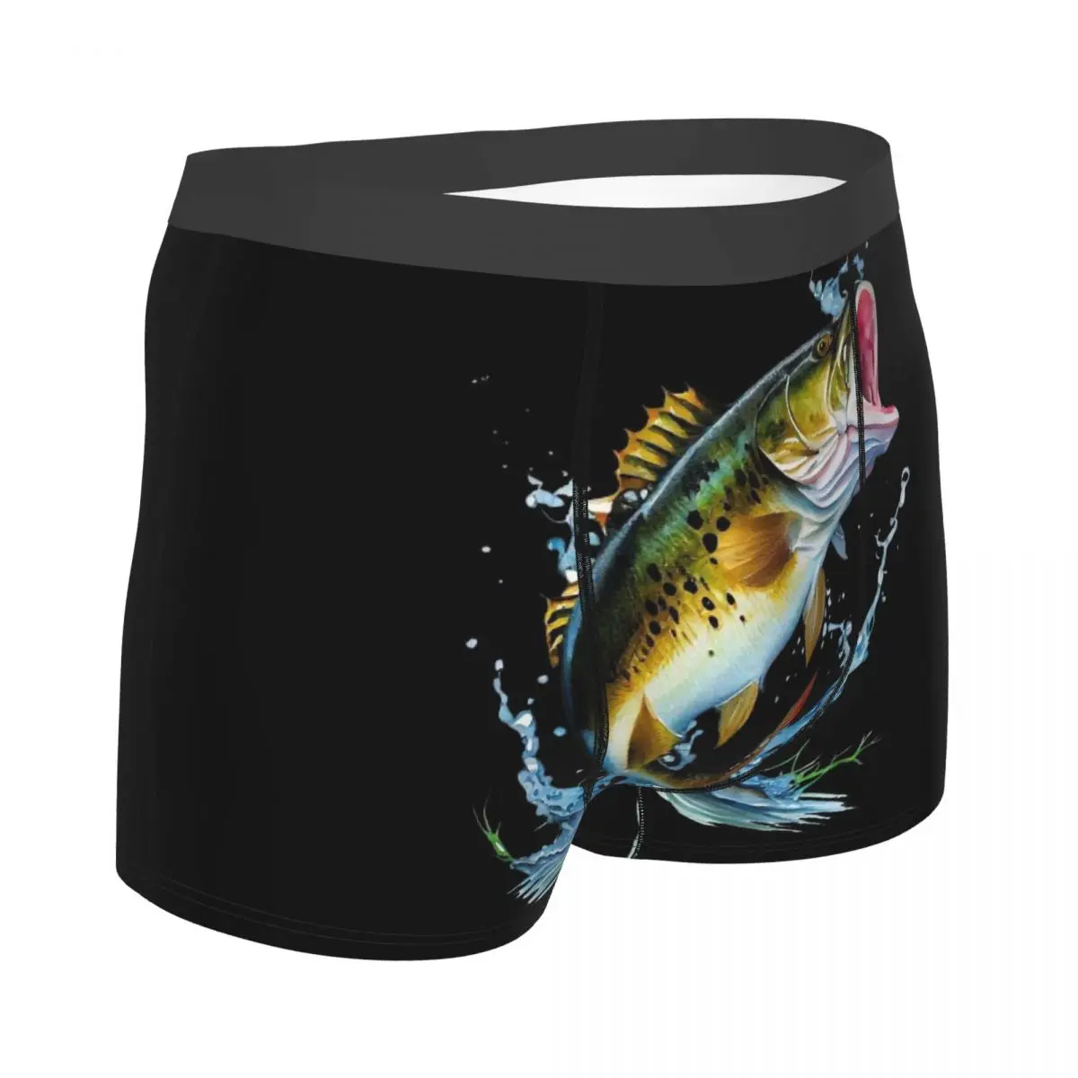 Divers caleçons colorés en forme de poisson tropical pour hommes, boxer respirant 402, short imprimé 3D de haute qualité, cadeau d'urgence