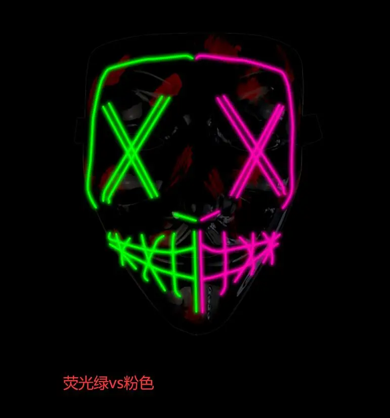 光るヴェンデッタマスク ダンス DJ ナイトクラブ ハロウィン 仮面舞踏会 マスク 装飾 ゴースト ダンス ディスコマスク 怖いVマスク 男性 女性用