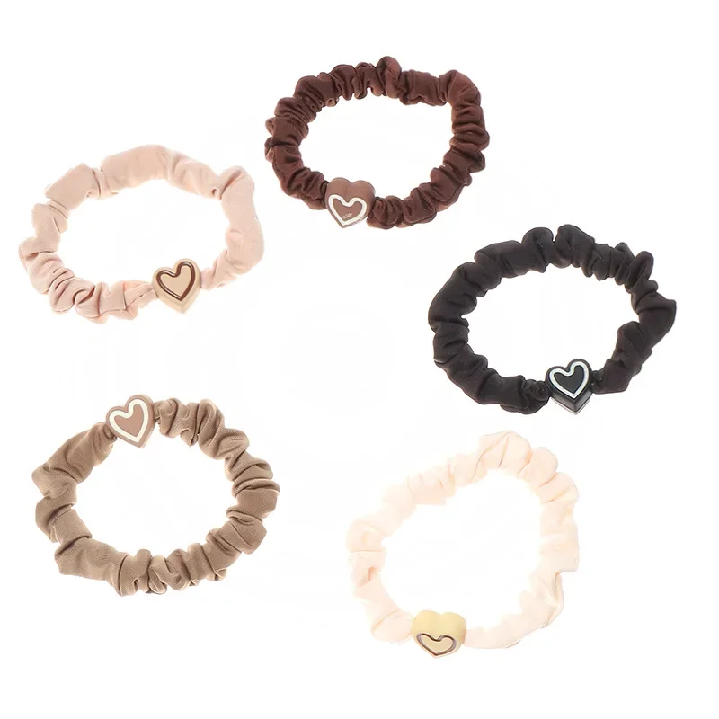 Fashion Accessories Ponytail Rope Elastic Rubber Band Headband Multifunctional Hairband Love Hair Rope