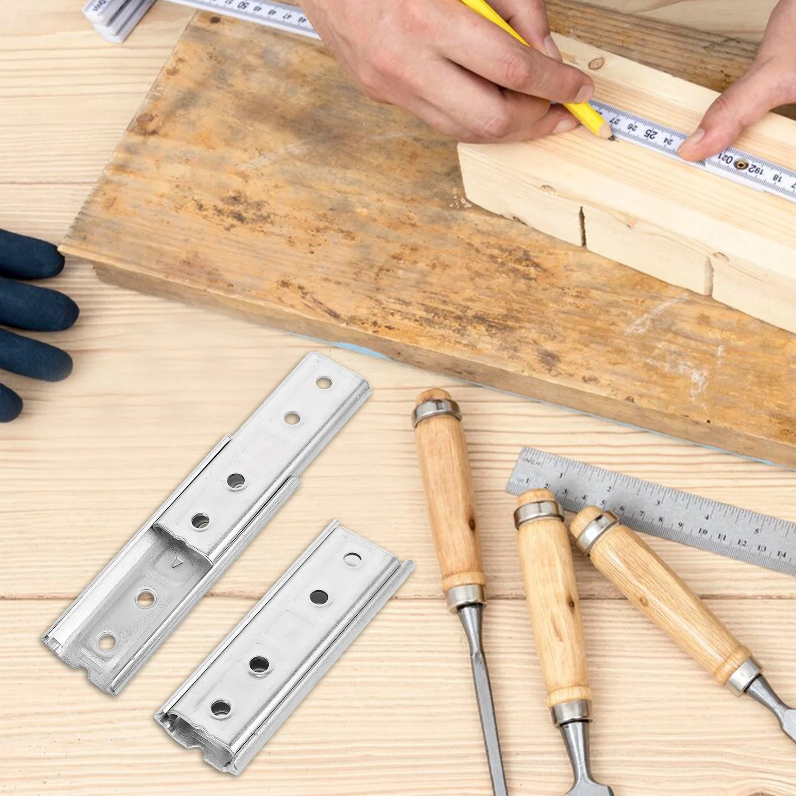 

2Pcs Furniture Connectors Hidden Headboard Wall Mount Brackets Sofa Armrest Secure Connector Fasteners Sectional Couch Connector