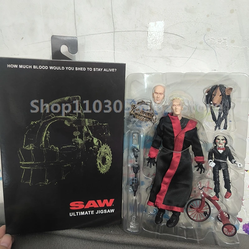 Movie Toy Figure Saw Jigsaw Red Robe Action Figure Black Robe GK Statue Manga Deluxe Figure Anime Collection Model Birthday Gift - view 3