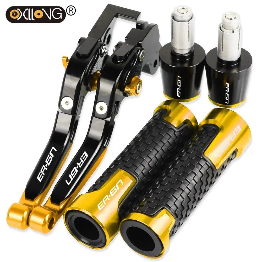 Motorcycle Brakes Tie Rod Handbrake Brake Clutch Levers Handlebar Hand Grips ends For KAWASAKI ER6N ER-6N 2009 -2017