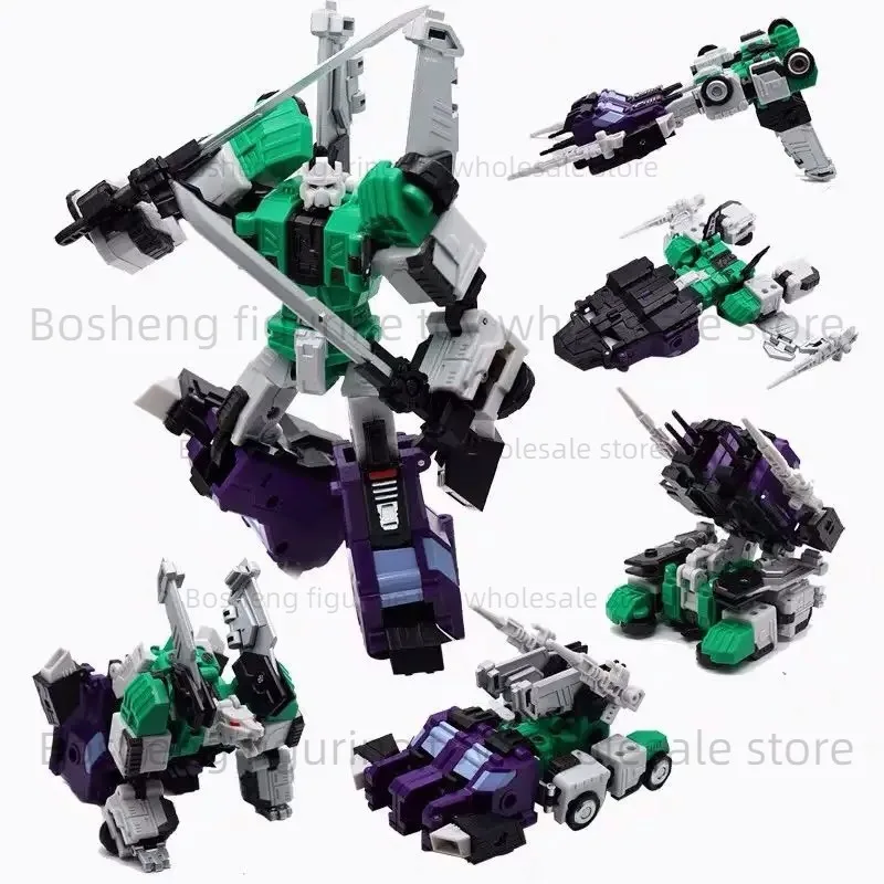 MFT ألعاب متحولة MF 27 MF27 G1 SIXSHOT MF-27G ستة جوانب الجندي عمل الشكل روبوت في الأوراق المالية #2